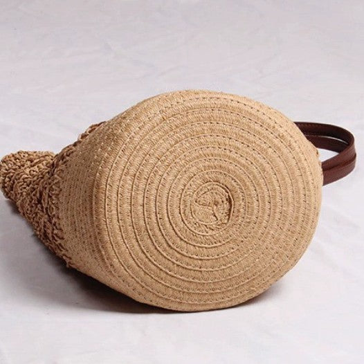 Damen Elegante Handgepaßte Makramee-Tasche Karnz
