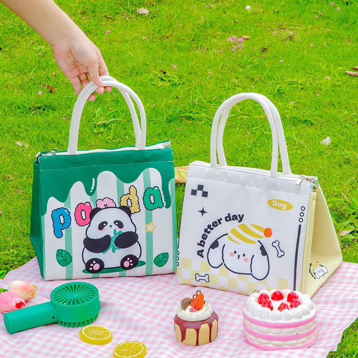 Isolierte Lunch-Tasche mit süßem Bären-Design