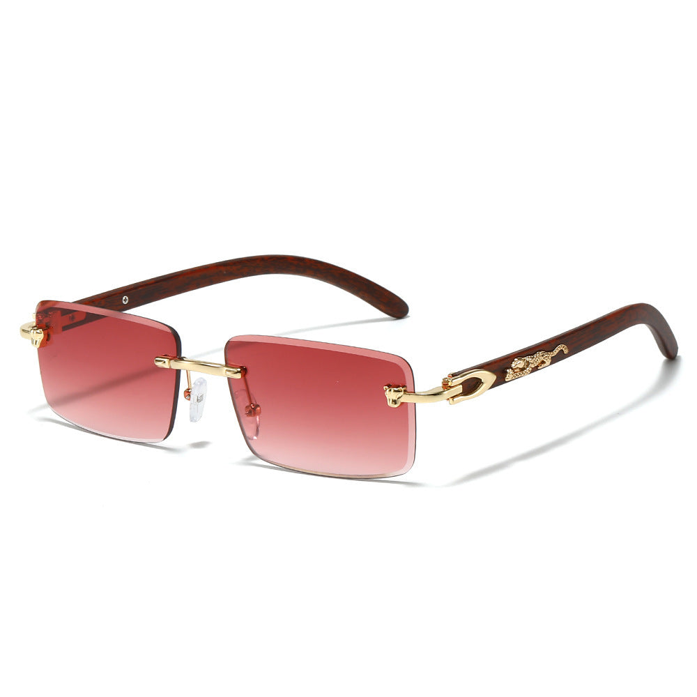 Modische Retro Rechteck-Sonnenbrille Karnz