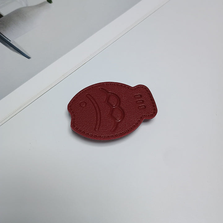 Fischförmiger Leder Handyhalter Karnz