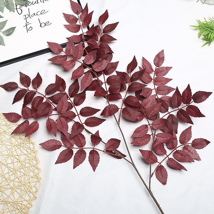 Elegante Faux-Blatt-Stamm-Anordnung