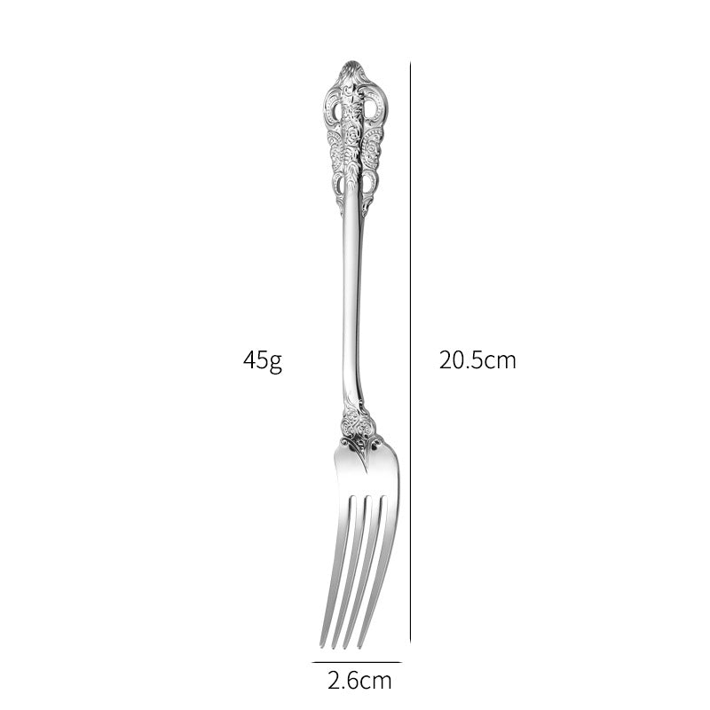 Elegante Fischgabel mit Kunstvollem Griffdesign Karnz