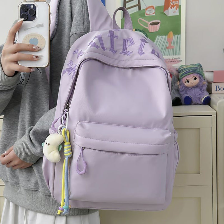Modischer Rucksack mit Abnehmbaren Charms Karnz
