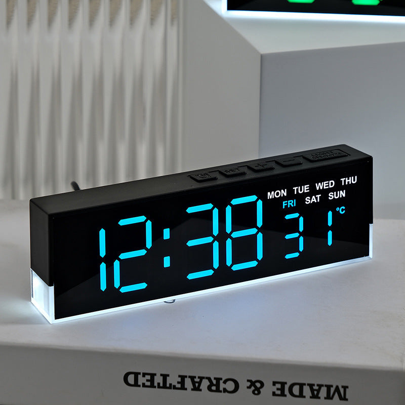 Digitaluhr mit Integriertem Thermometer und Wochentagsanzeige Karnz