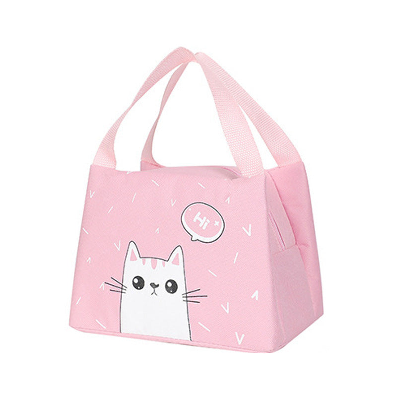 Süße katzenmotivierte isolierte Lunch Tasche