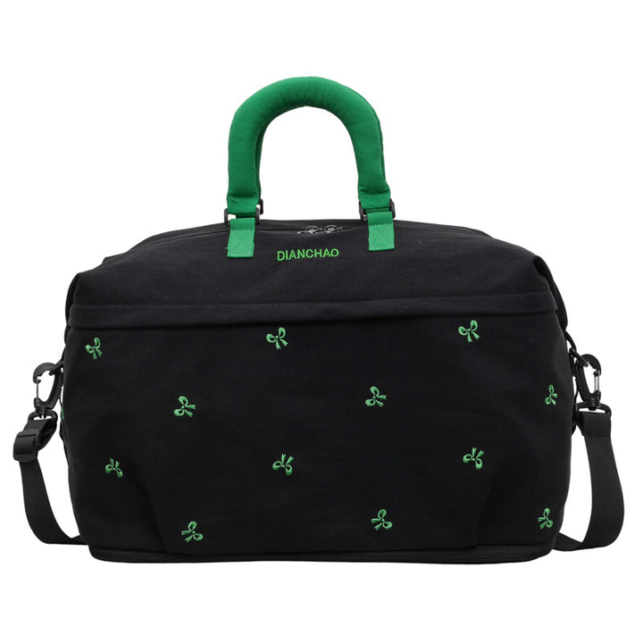 Stylische gestickte Reisetasche