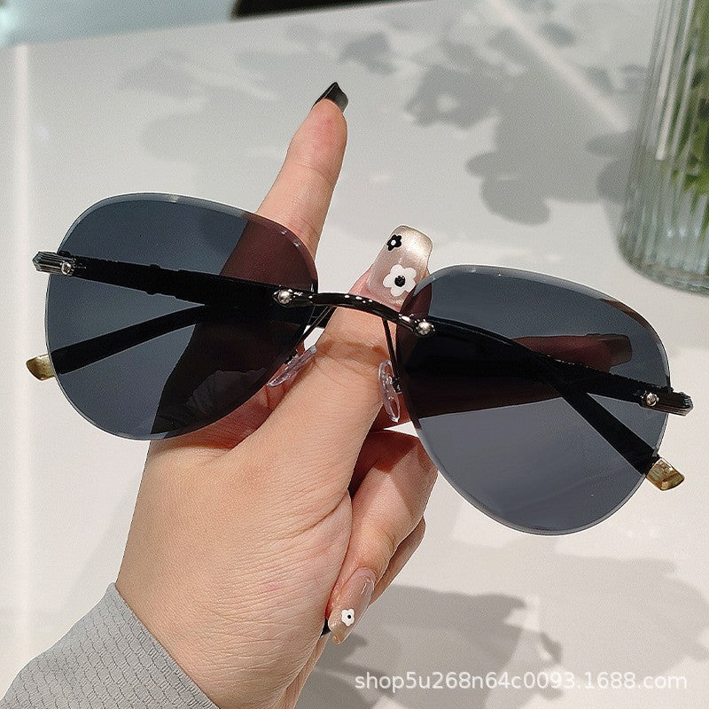 Oversized Vintage-inspirierte Sonnenbrille