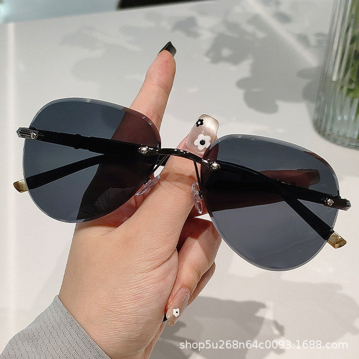Oversized Vintage-inspirierte Sonnenbrille