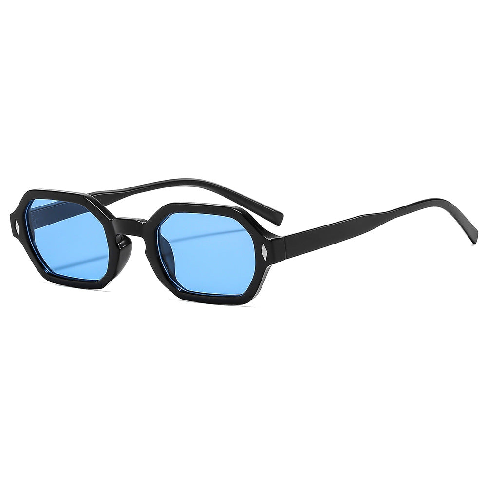 Damen stilvolle Sonnenbrille im modernen achteckigen Design mit UV-Schutz Karnz