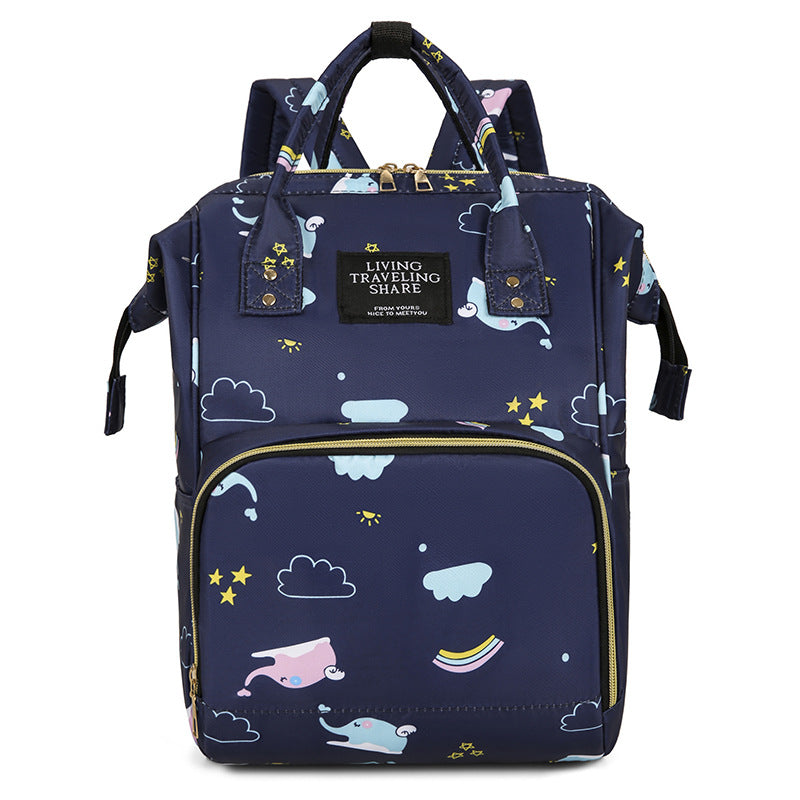Verspielter Druck Wickelrucksack Karnz