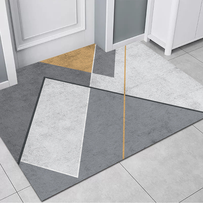 Geometrisch gemusterte Teppichmatte Karnz