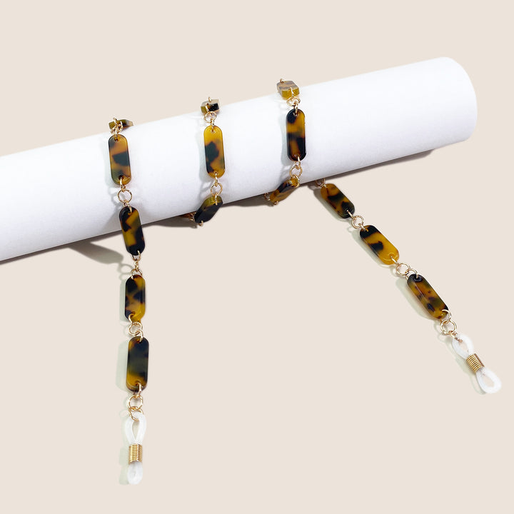 Modische Statement Brille Kette Karnz