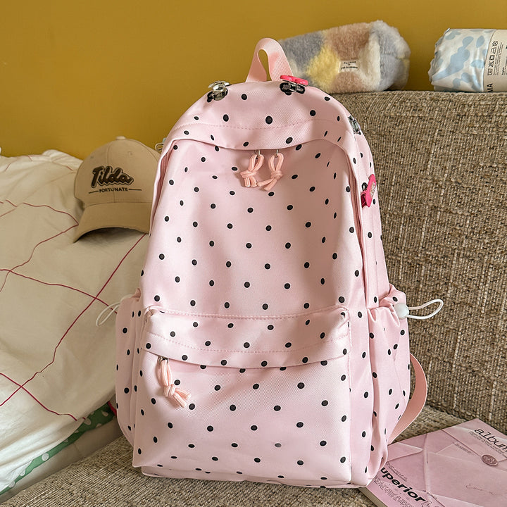 Polka Dot Leichter Rucksack Karnz