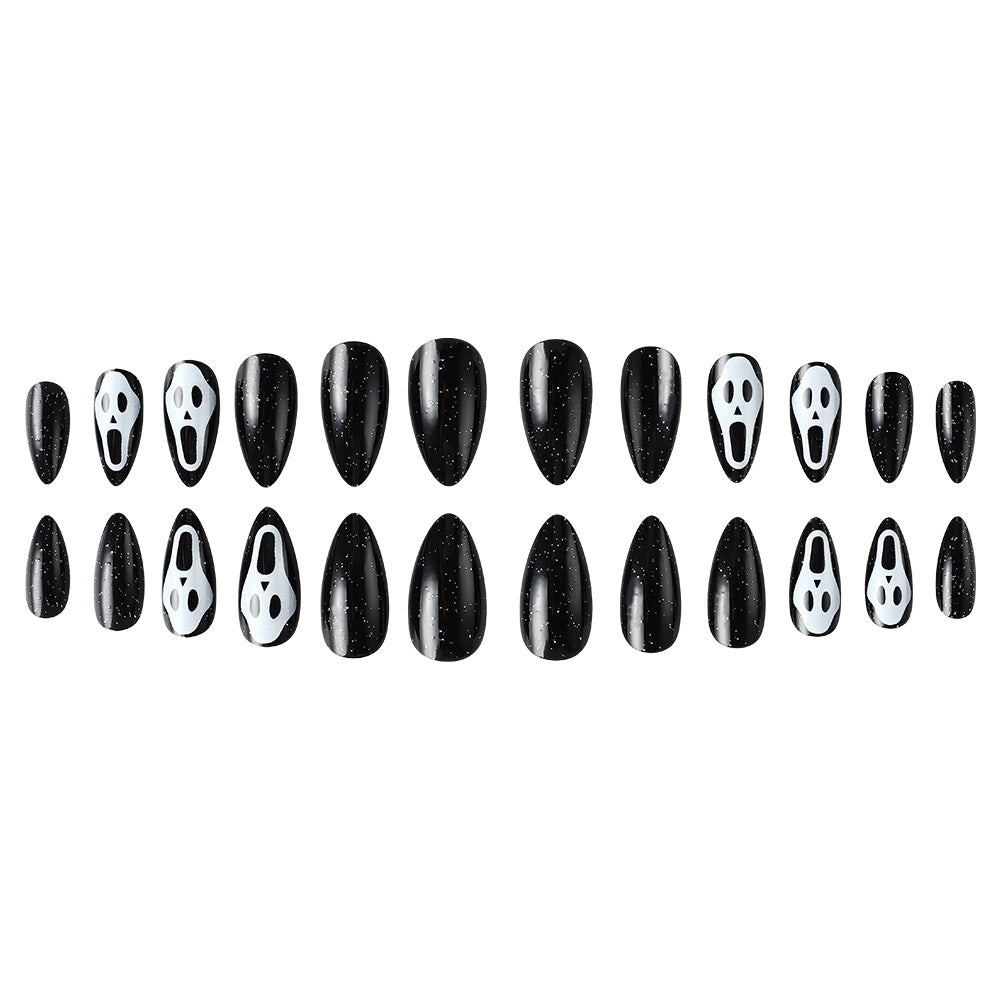Kreatives Gothic Press-On Nagelkunst Set Karnz