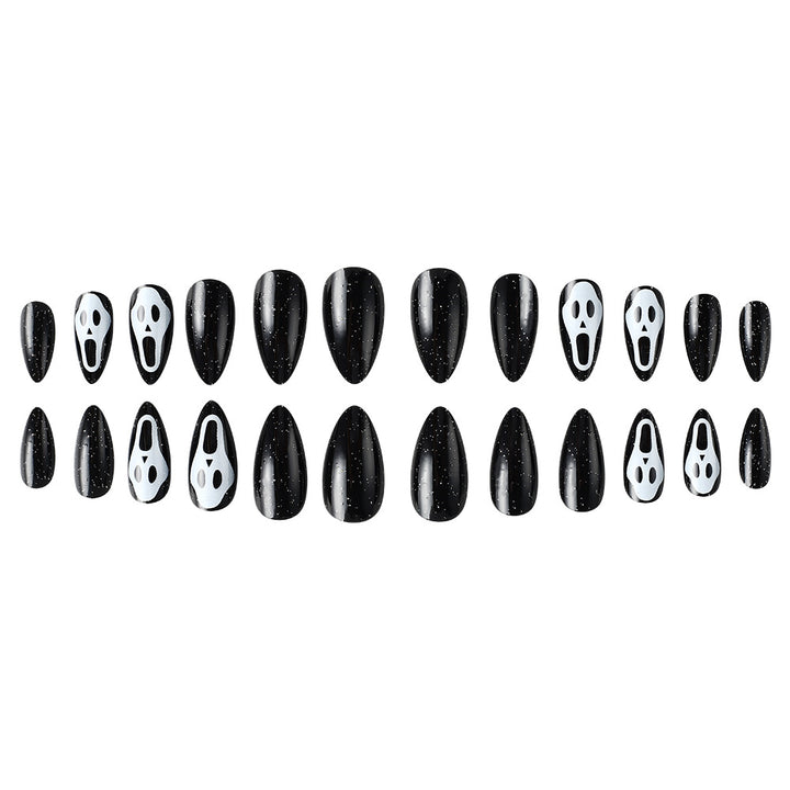 Kreatives Gothic Press-On Nagelkunst Set Karnz