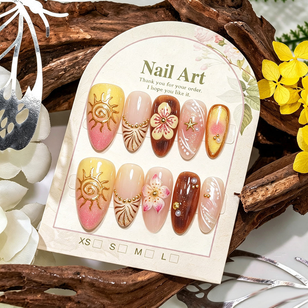 Künstlerisches Nagelkunst-Set mit Zubehör