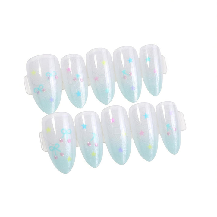 Premium Graphic Press-On Nail Set Karnz