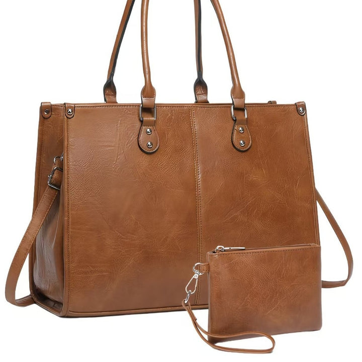 Elegante Handtasche mit Abnehmbarem Kartenetui Karnz