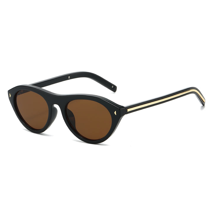 Retro-inspirierte geometrische Sonnenbrille Karnz