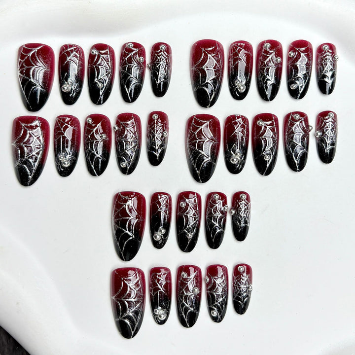 Halloween-Themen Presse-Nagelkunst