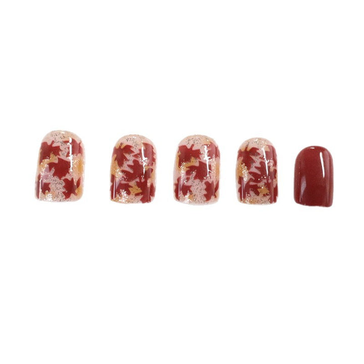 Herbstblatt Nagelkunst Verbesserungen Karnz