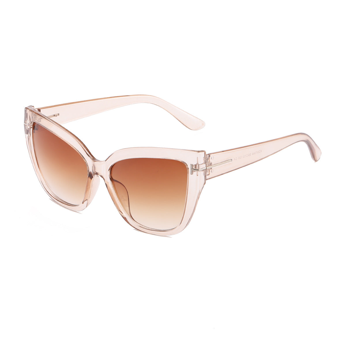 Damen Cat-Eye Sonnenbrille mit modischem Strukturrahmen Karnz