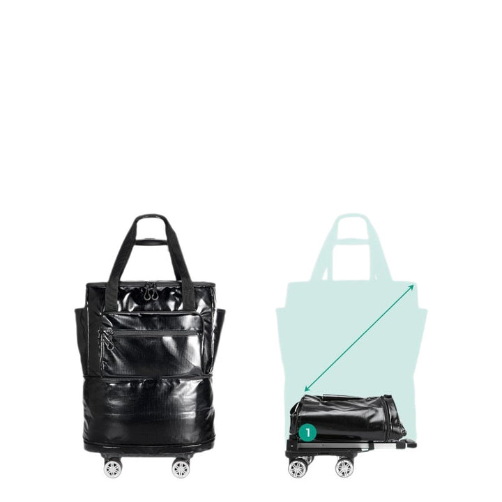 Rollbare Reisetasche mit Multifunktionalem Fächersystem Karnz