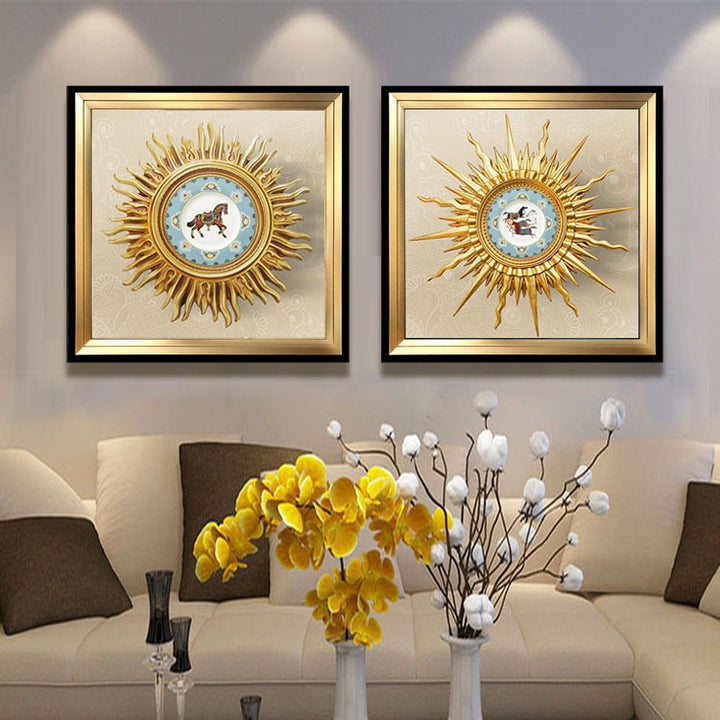 Sonnenstrahlen Wandkunst