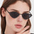 Damen Cat-Eye Sonnenbrille mit funkelnden Kristallakzenten Karnz