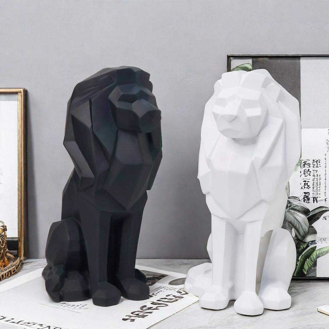 Dekorative Löwen Statue Karnz