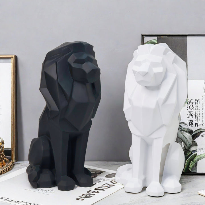 Dekorative Löwen Statue Karnz