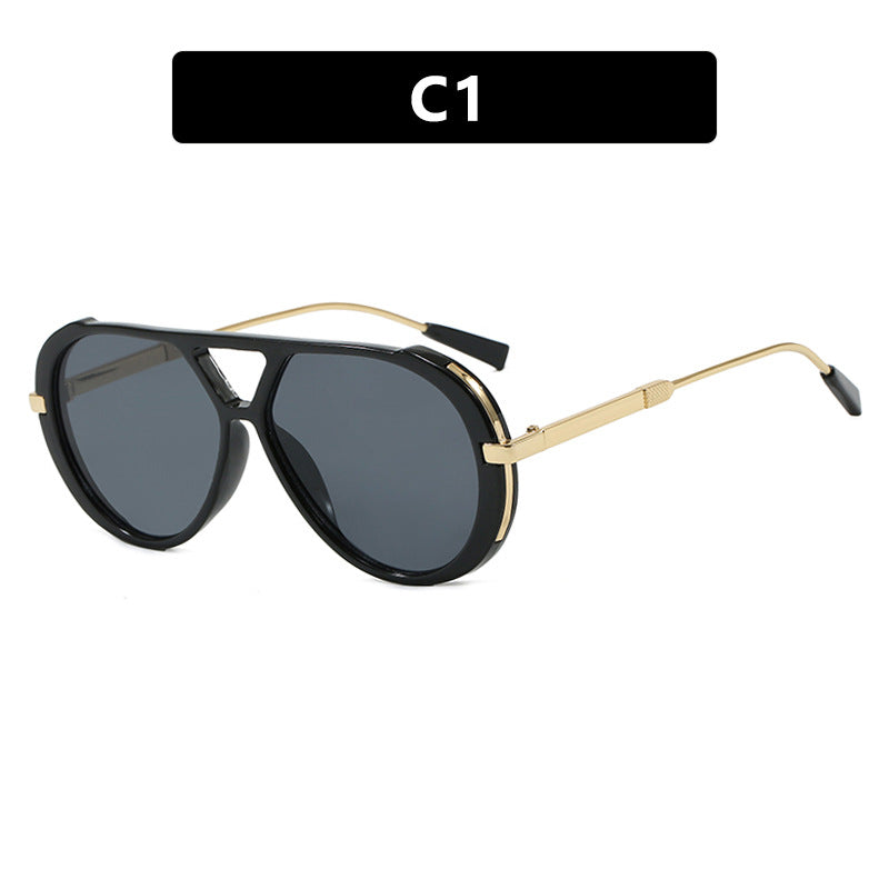 Damen modische Sonnenbrille im eleganten Pilotenstil Karnz