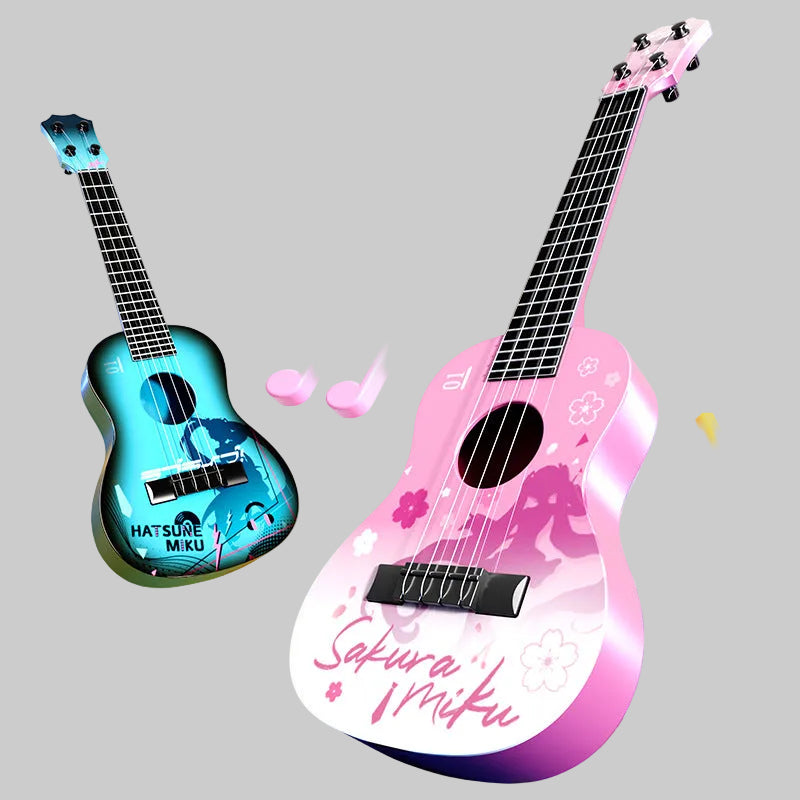 Dekorative Ukulele Spielzeug Karnz