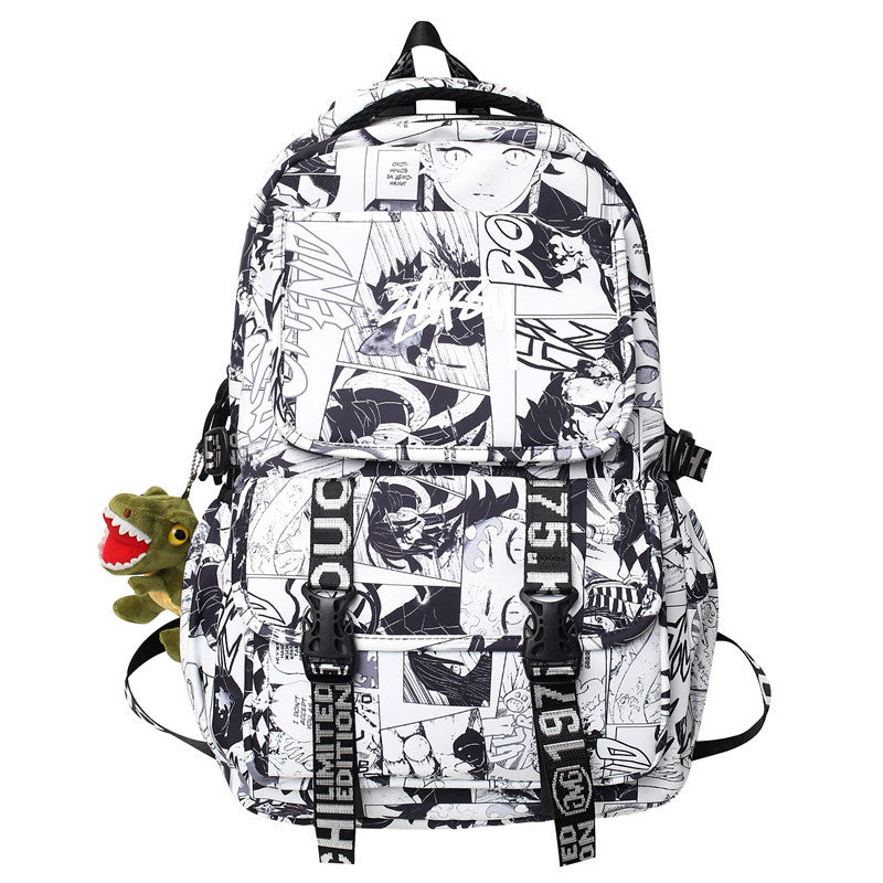 Stylischer Grafikdruck Rucksack Karnz