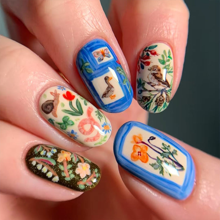 Kunstvolle Nagelkunst Karnz