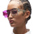 Damen trendy geometrische Sonnenbrille Karnz