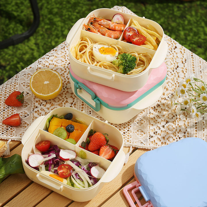 Stylische Mehrfach-Compartment Lunchbox