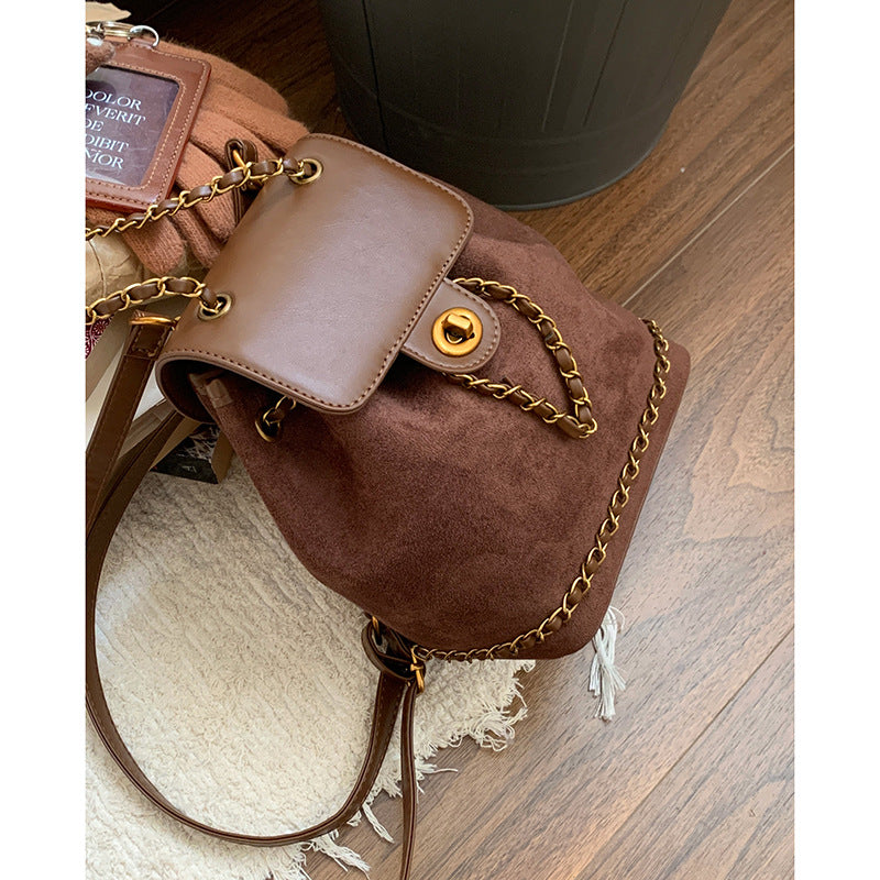 Premium Wildleder Rucksack Karnz
