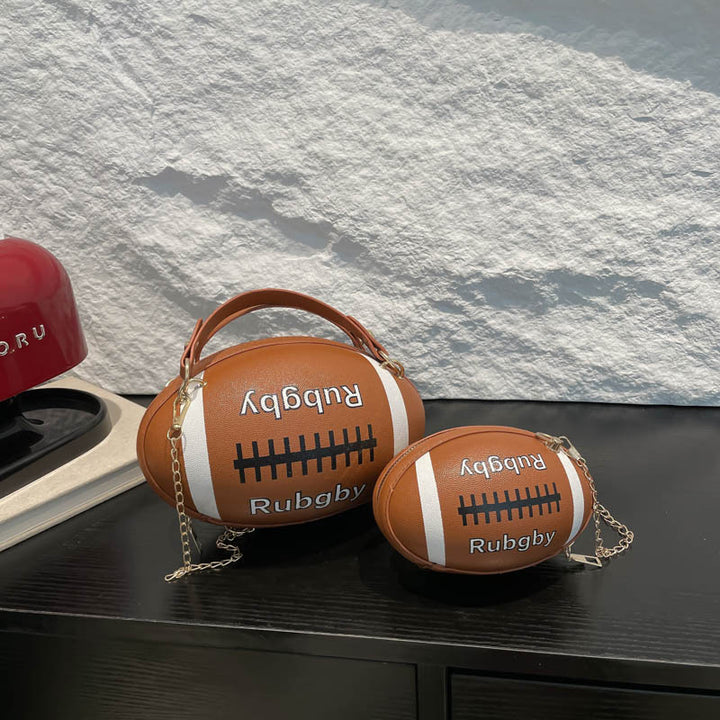 Neuheits Rugbyball Umhängetasche