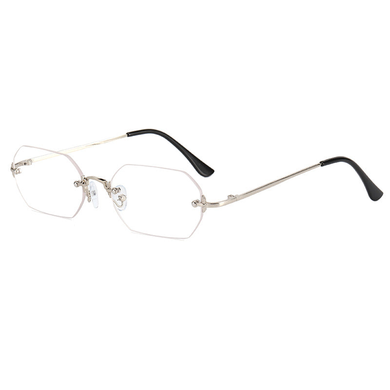 Damen modische achtkantige Sonnenbrille mit elegantem Metallrahmen Karnz