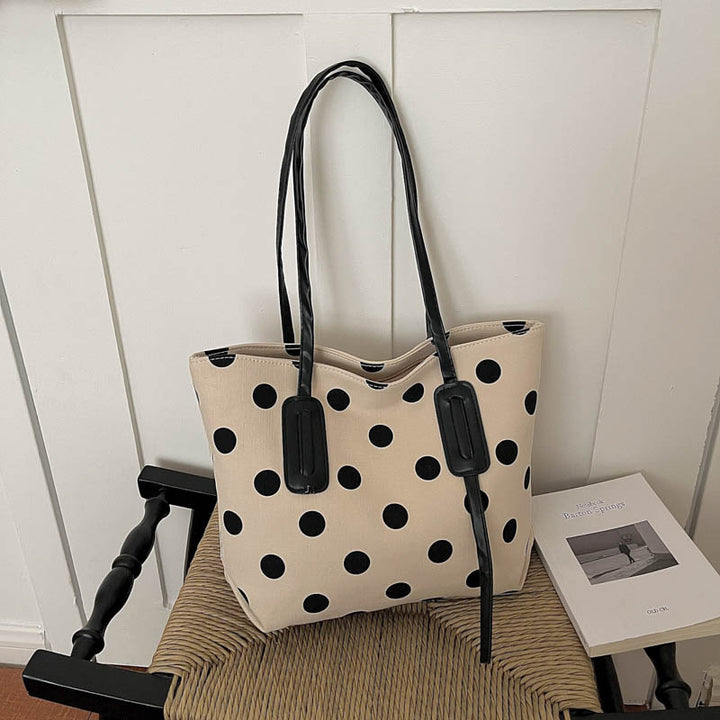 Trendige Punktemuster-Tasche