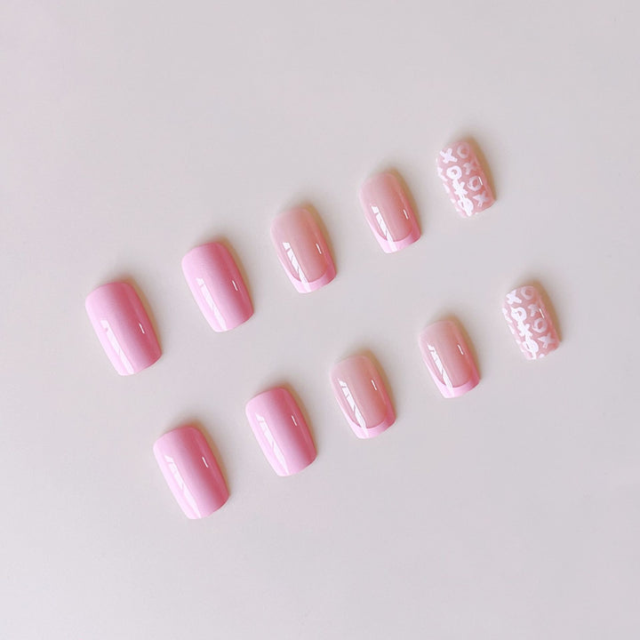 Premium Kunstnagel Set mit Design Karnz