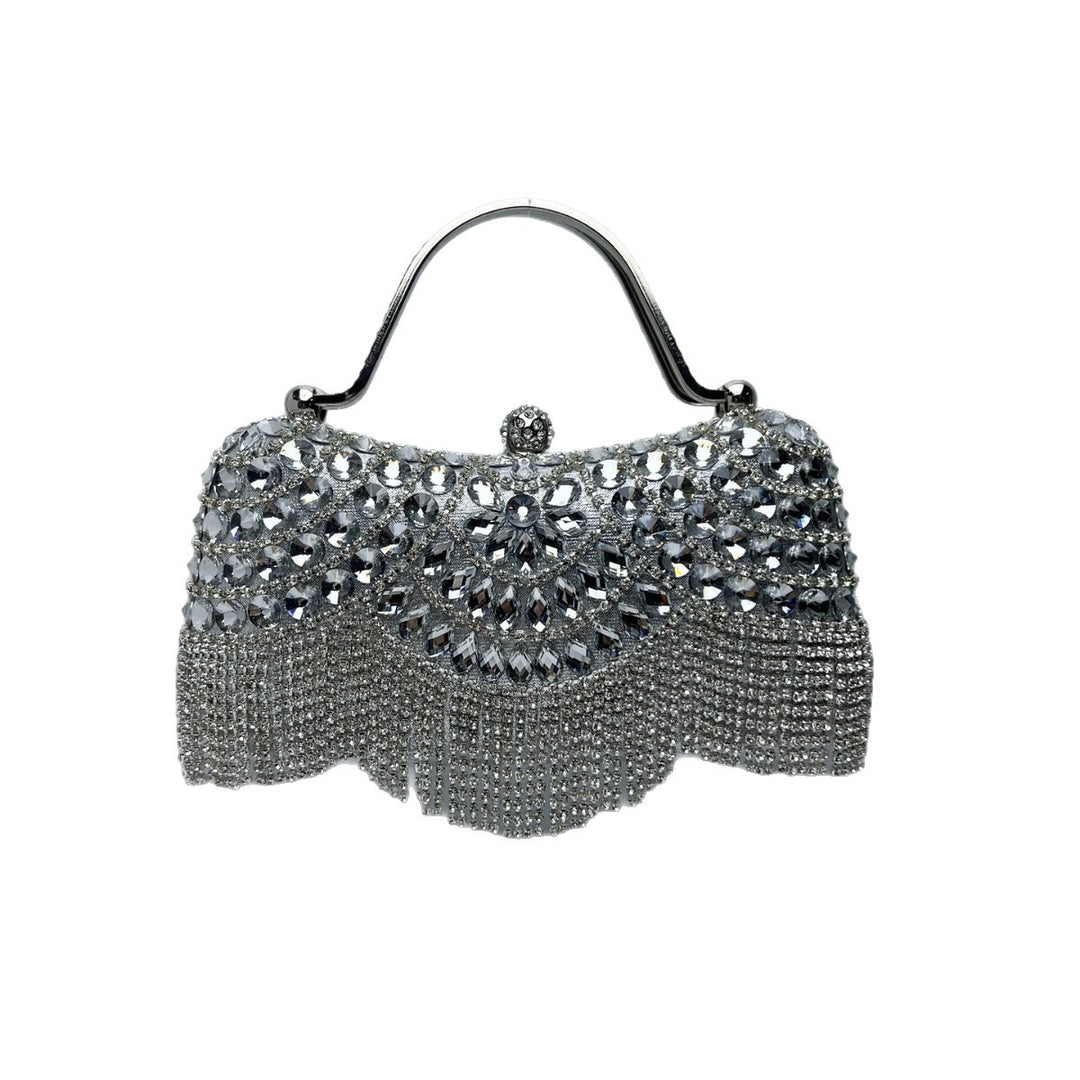 Kristallbesetzte Abend-Clutch