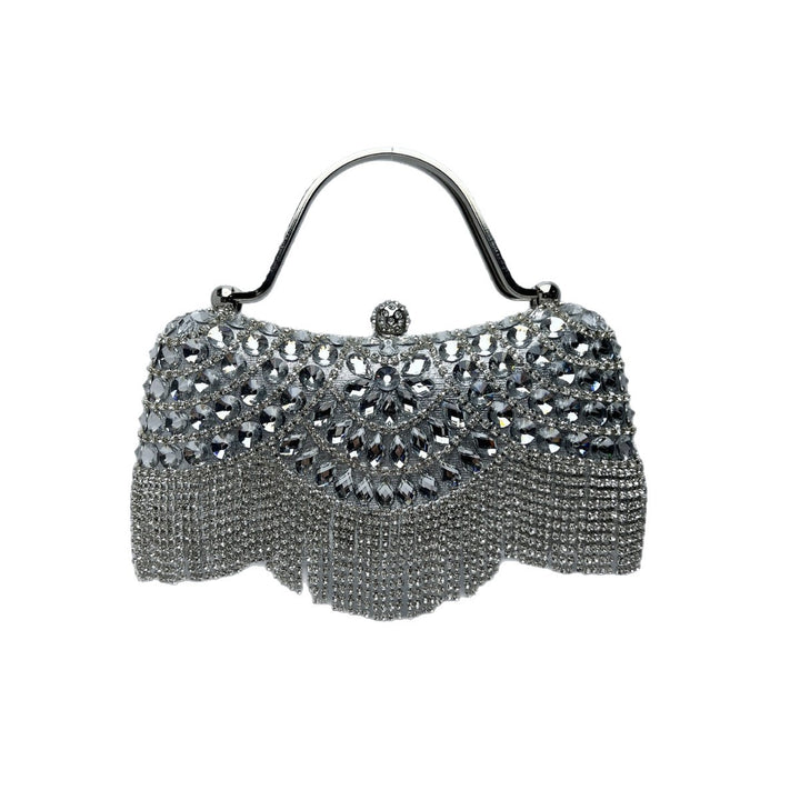 Kristallbesetzte Abend-Clutch