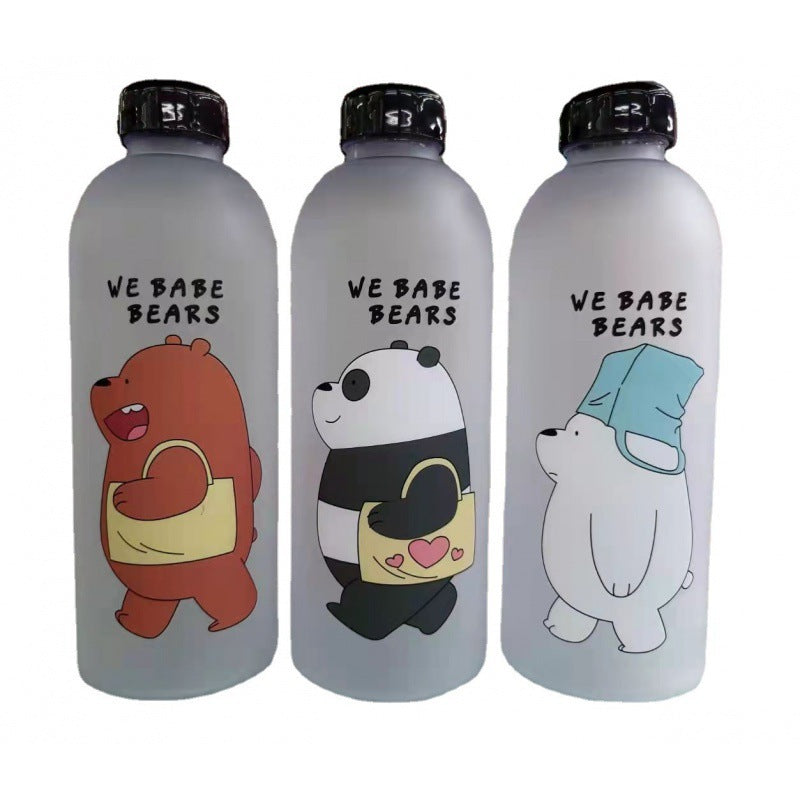 Damen kreative Trinkflasche mit verspieltem Pandadesign Karnz