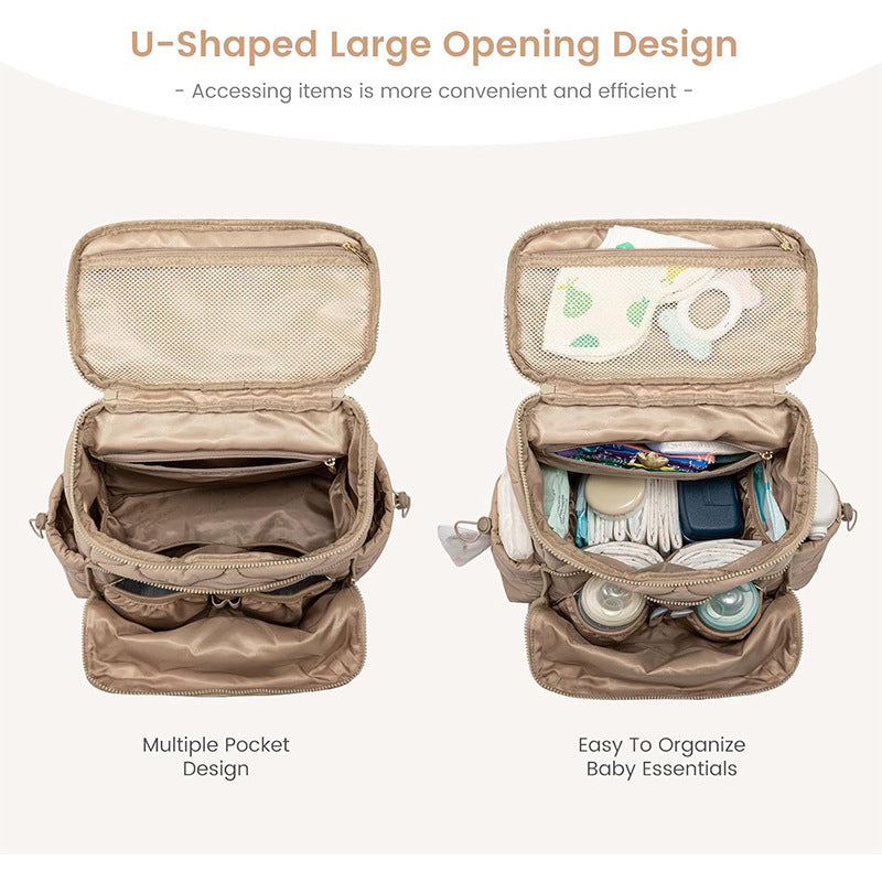 Quilt-Rucksack mit Zusätzlichem Organizer Karnz