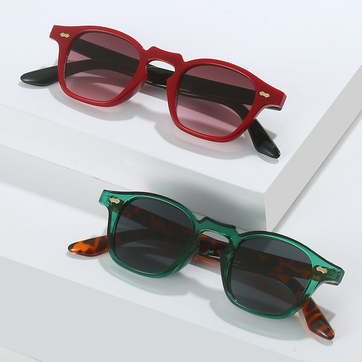 Vintage-inspirierte elegante quadratische Sonnenbrille Karnz