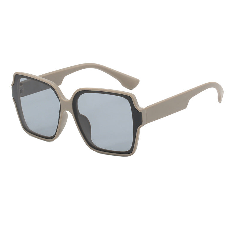 Damen quadratische Sonnenbrille mit einzigartigem, stilvollem Rahmen Karnz