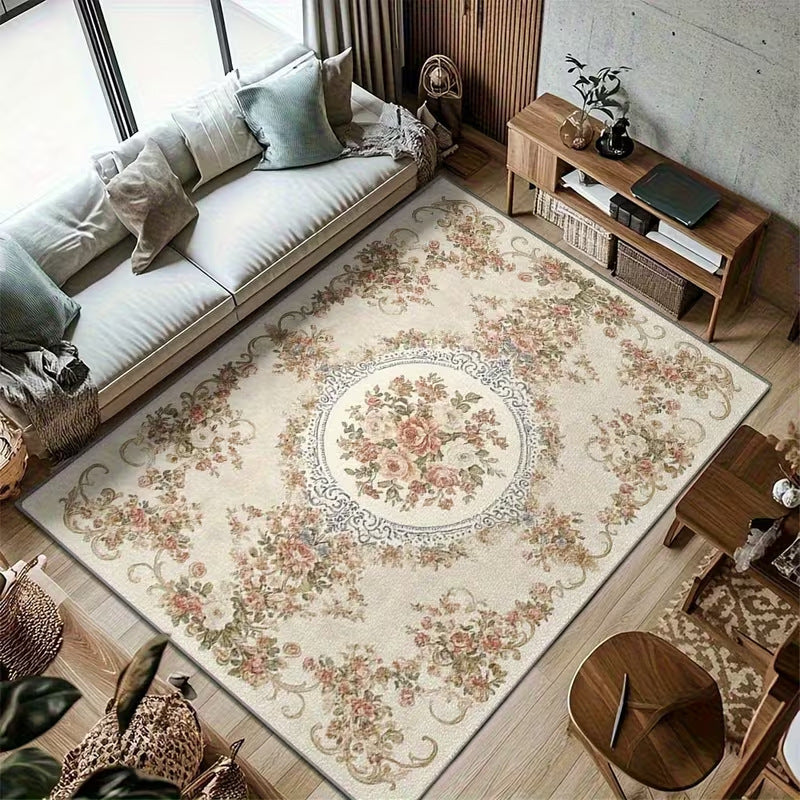 Eleganter Floralteppich