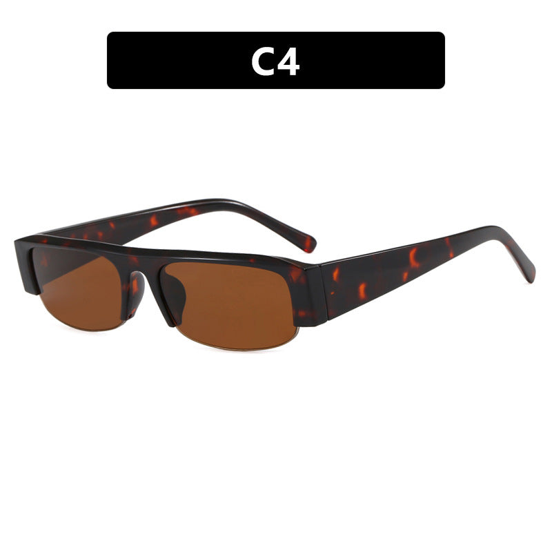 Damen trendige Sonnenbrille mit dickem Rahmen und schützenden Gläsern Karnz